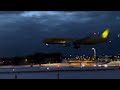 B777 landing at sola airport