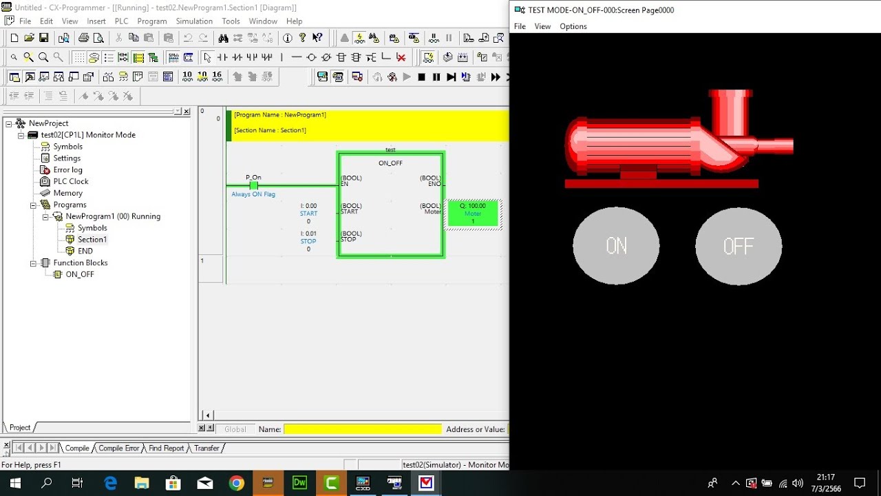 เริ่มต้นใช้งาน CX Programmer PLC Omron EP-2-Function_Box_(Ladder)-CX ...
