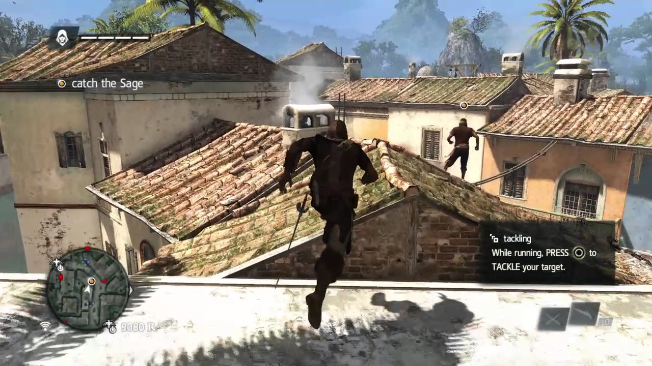 AC IV Black Flag -  A Man They Call The Sage: How to Tackle Sage from Above (100% Requirement)