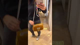 Pinko Mini Love Bag Puff Maxi Quilt en Velours shopping personal shopper  Paris Galeries Lafayette - YouTube