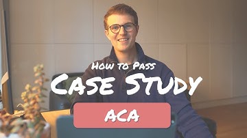 How To Pass Case Study ACA ICAEW At The First Attempt!