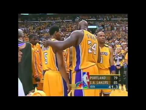 Kobe Memories: KB to Shaq Alley Oop WCF 2000 NBA Game 7 Blazers vs Lakers