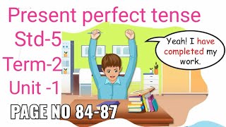 Present perfect tense Book Back Exercises | page no 84-87 5th std EnglishTerm 2 Unit 1 Hospitality