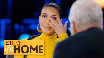 Kim Kardashian Gets Emotional Recounting Paris Robbery With David Letterman | ET Live @ Home
