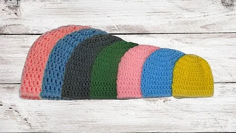 ALL SIZES!! How To Crochet Baby Hats
