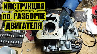Разборка двигателя мотоцикла Yamaha ttr 250 / Подробная инструкция / Восстановление мотоцикла