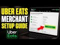 How to configure Uber Eats for merchant account setup and targeting - Detailed Guide