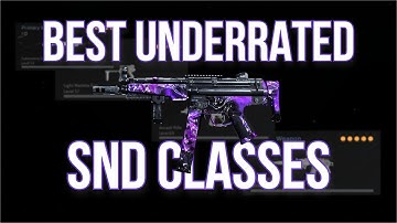 BEST UNDERRATED CLASS SETUPS in Modern Warfare SnD - Best Search and Destroy Class