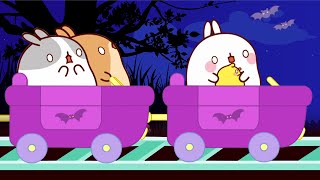 Molang Hindi | The ghost train 🚇 Funny Hindi Animal Cartoons