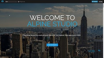 Alpine - Responsive One Page Parallax Drupal Theme        Miles Jeral