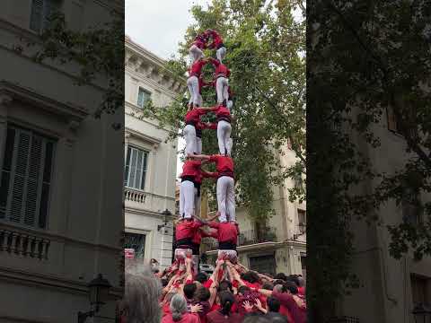 Castellers de Barcelona: 4 de 8 - Festa Major de Sarrià 2025