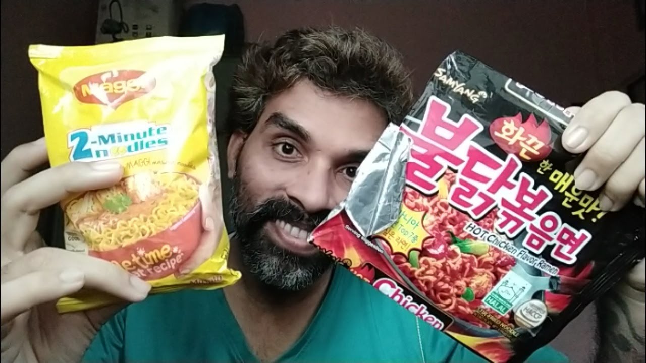 Korean Style Noodles With Maggie Marathi Video YouTube