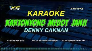 Kartonyono Medot Janji KARAOKE KOPLO - Denny Caknan (YAMAHA PSR - S 775) NADA COWOK