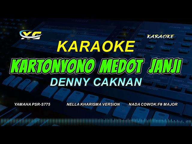 Kartonyono Medot Janji KARAOKE KOPLO - Denny Caknan (YAMAHA PSR - S 775) NADA COWOK class=