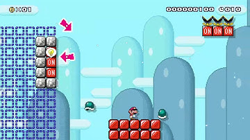 Super Mario Maker 2 20 second on/off speedrun