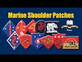 Marine Combat Patches from World War  II to today.