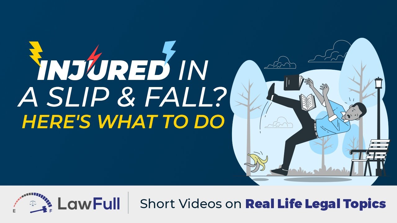 What to do After a Slip and Fall Accident - YouTube