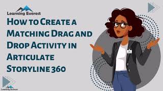 How to create a Matching Drag and Drop activity in Articulate Storyline
