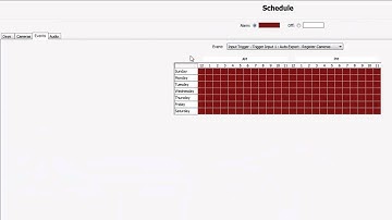exacqVision Server | System | Schema (Schedule) - exacqVision VMS, Administration