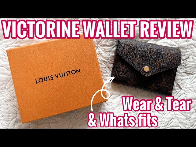 Louis Vuitton Victorine wallet. Rose ballerine - Depop