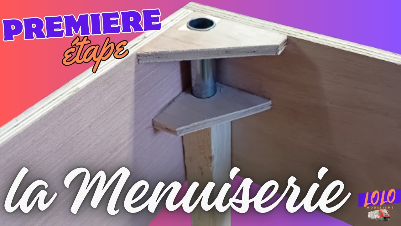 Je démarre un réseau HO unique : découvrez la menuiserie du premier module !