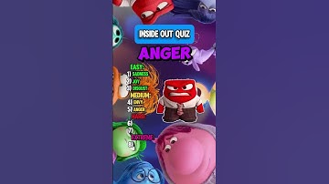 Only a Die-Heart Inside out fan can ace this Inside out quiz!! #shorts #insideout #quiz