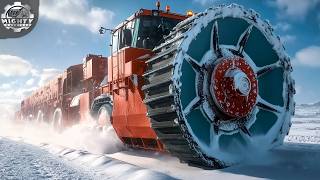 Most Powerful Rotary SNOW Plows And Incredible Snow Clearing Machine In Extreme Weather Conditions