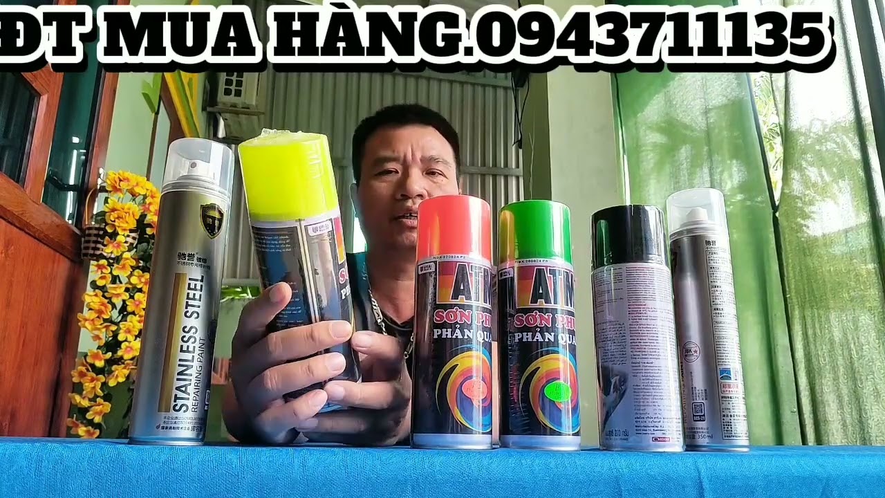 SƠN MẠ INOX SƠN XỊT ỐNG XÃ XE MÁY ÔTÔ CHỊU NHIỆT CỰC ĐẸP MẪU NHƯ VIDEO 