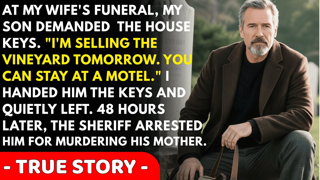 At My Wife's Funeral, My Son Demanded 'Give Me the Keys, I'm Selling Tomorrow' — So I Handed...