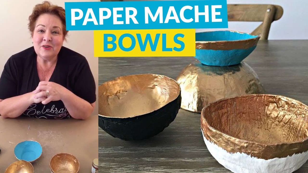 Paper Mache Bowl DIY