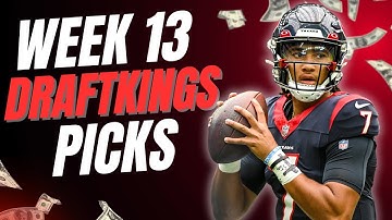 WEEK 13 NFL DRAFTKINGS PICKS | TOP DFS PLAYS, STACKS & VALUE TARGETS