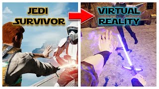 Recreating Jedi Survivor Finishers In VR (Blade &amp; Sorcery)