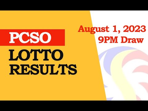PCSO Lotto Result August 1, 2023 - 6/58, 6/49, 6/42, 6D, 3D Swertres and 2D