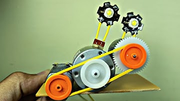 HOW TO MAKE A PROTOTYPE MINI ELECTRIC GENERATOR USING DYNAMO TAPE SIZE 9V PLUS UNIQUE ROTOR