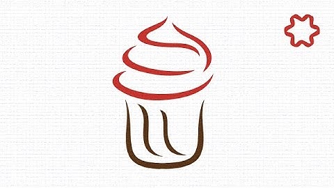 illustrator tutorial : how to create ice cream icon design for beginners - flat logo design tutorial