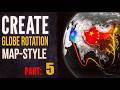 Easy Guide: Earth Rotation Map #geolayers #aftereffects