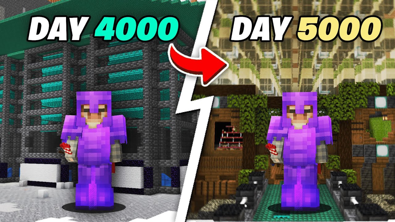 5000 Days NO TOTEM in Hardcore Minecraft