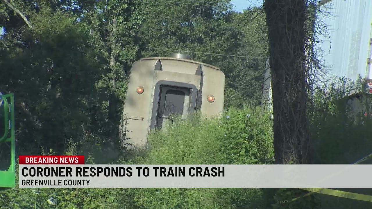 Pedestrian hit, killed by train in Greenville Co. - YouTube