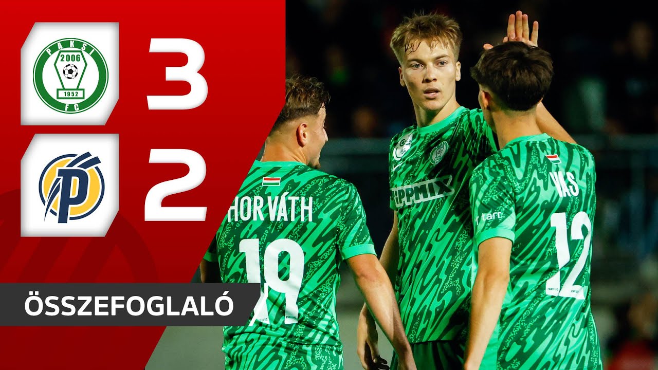 Fizz Liga: Paks–Puskás Akadémia 3–2 | összefoglaló