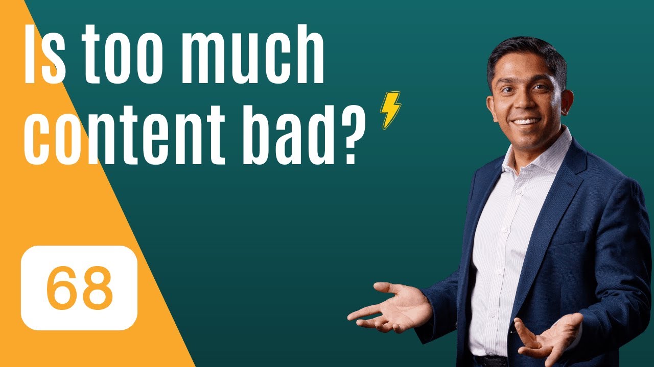 How much content is too much? - YouTube