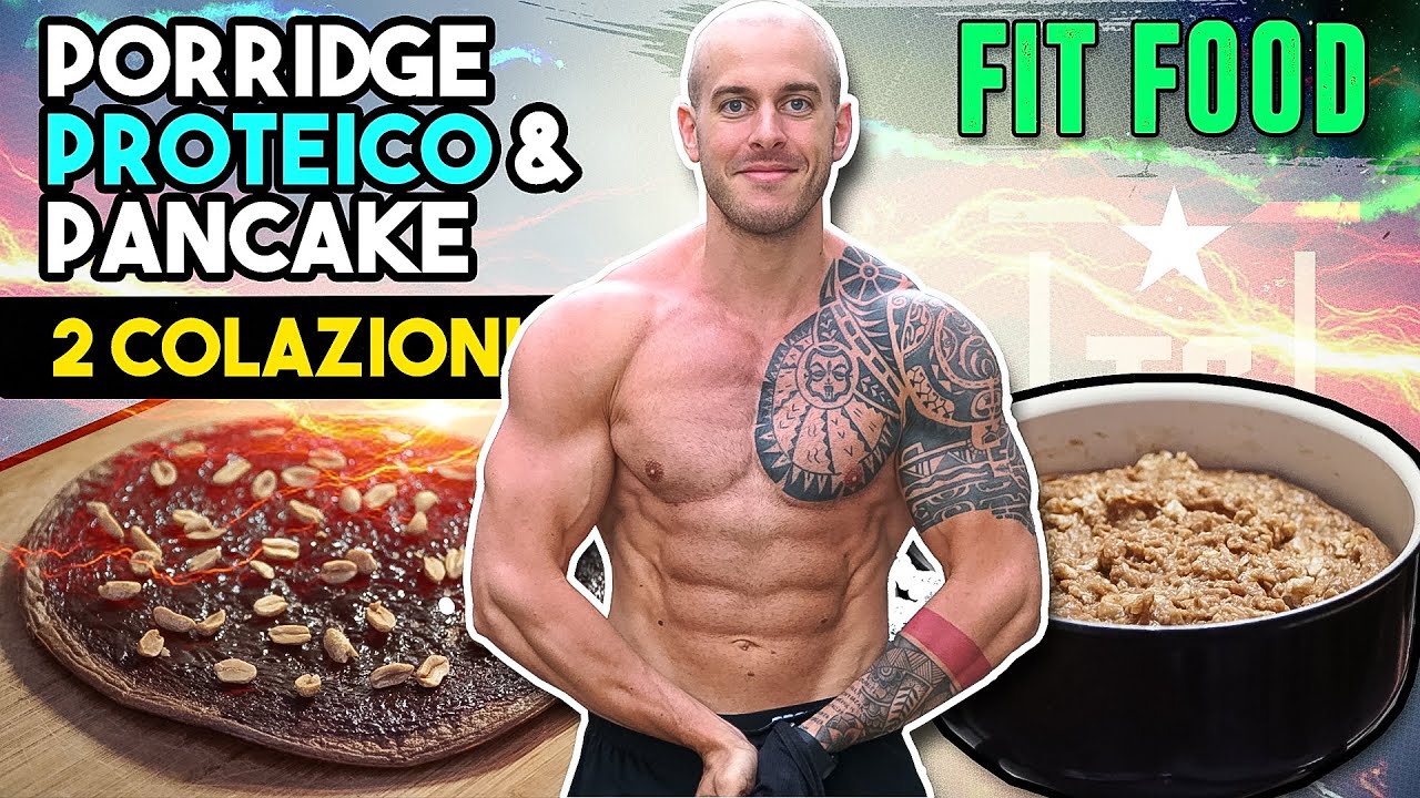 MUSCLECHEF 🥧 MASSA PULITA 2 Colazioni- Porridge PROTEICO & Pancake 🍪 In cucina  FIT