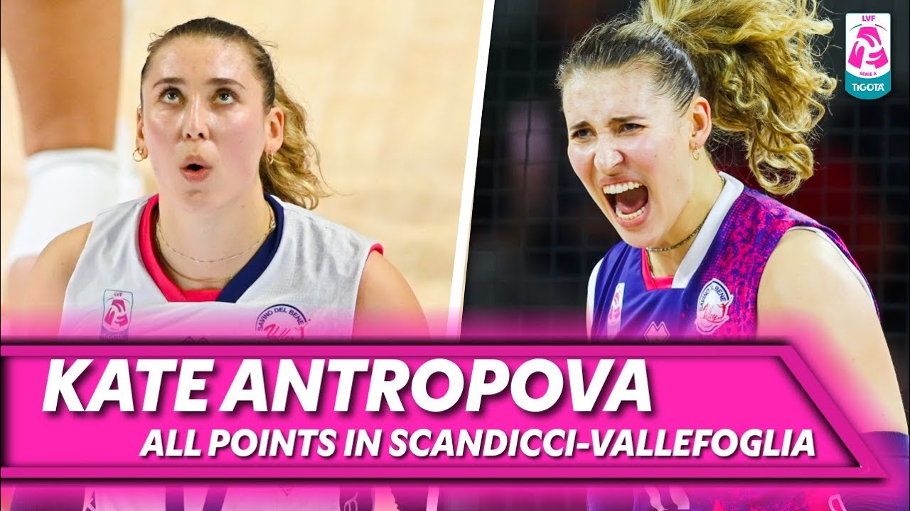 SUPER ANTROPOVA, All points in Scandicci - Vallefoglia Quarter Final Coppa Italia | LVF 2025/26