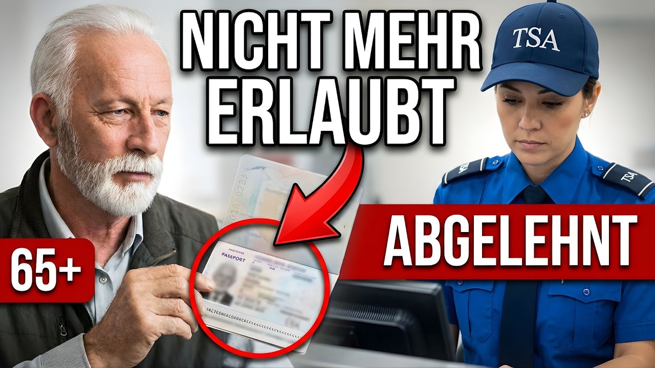 Fliegen ab 70 Jahren? Neue Flughafenregeln ab 2026 könnten Probleme machen