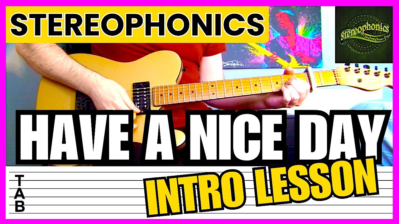Stereophonics - Have a Nice Day (Strumming Intro) Guitar Lesson | Tab | Tutorial