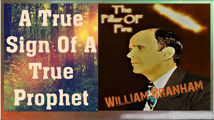 A TRUE SIGN OF A TRUE PROPHET || PILLAR OF FIRE || ON THE HEAD OF WILLIAM MARRION BRANHAM