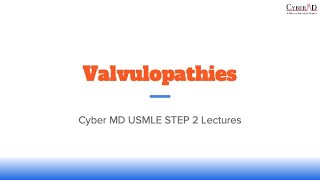 Valvulopathies