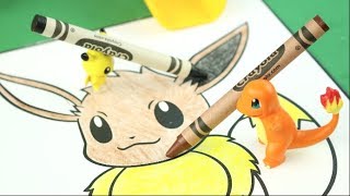 ポケモンぬりえ 冒険でお気に入りのポケモンに参加しよう 漫画 四月 21