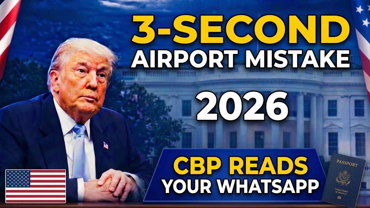 The 3 Second Airport Mistake That Lets CBP Read Your WhatsApp Immigration news today