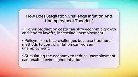 How Does Stagflation Challenge Inflation And Unemployment Theories? - Inflation Insight Channel