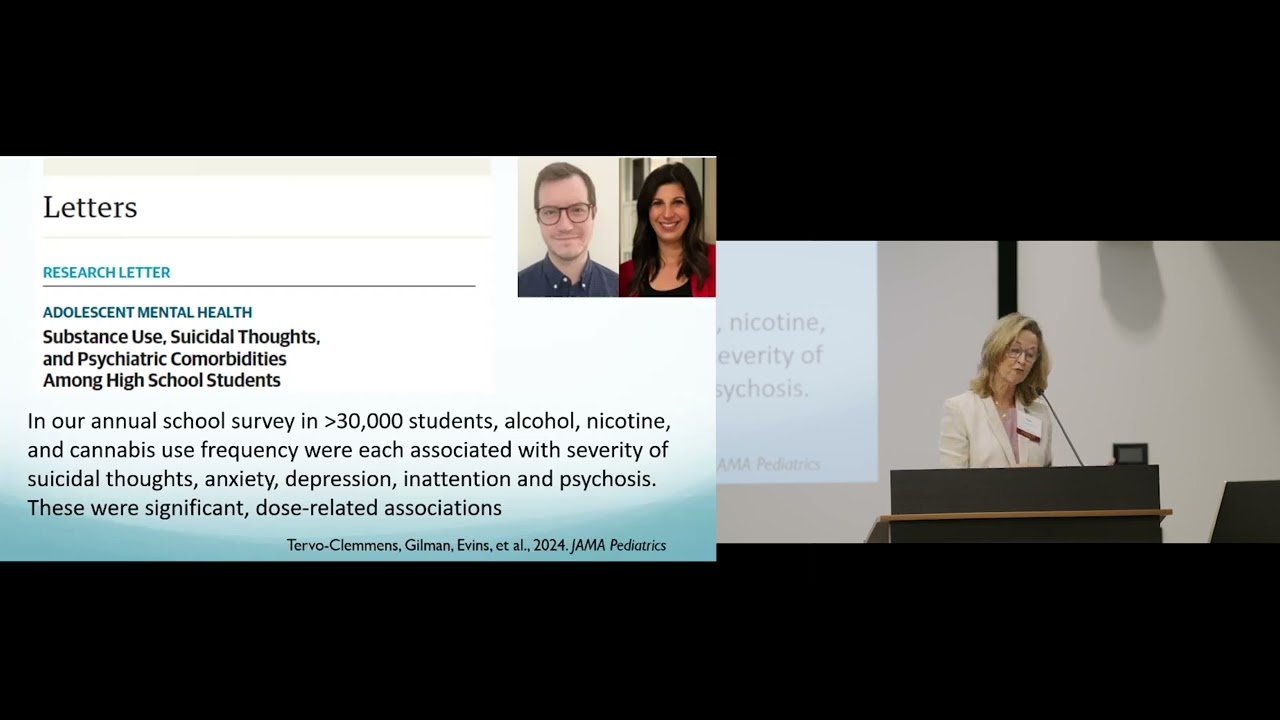 A. Eden Evins, MD, MPH — Nicotine and Cannabis in Adolescents: Are TheseJust Minor Drugs?